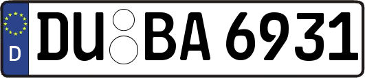 DU-BA6931