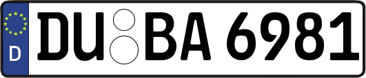DU-BA6981