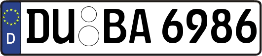 DU-BA6986