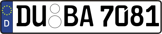 DU-BA7081