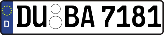 DU-BA7181