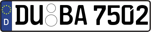 DU-BA7502