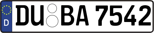 DU-BA7542