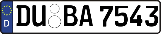 DU-BA7543