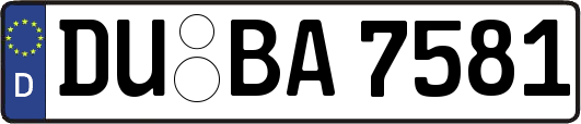 DU-BA7581