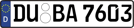 DU-BA7603