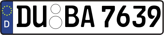 DU-BA7639