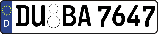 DU-BA7647