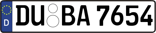 DU-BA7654