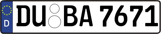 DU-BA7671