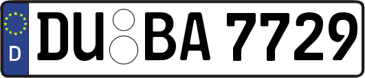 DU-BA7729