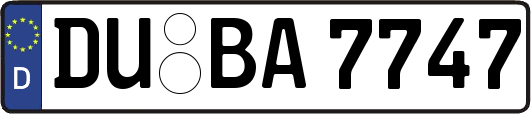 DU-BA7747