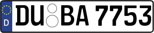 DU-BA7753
