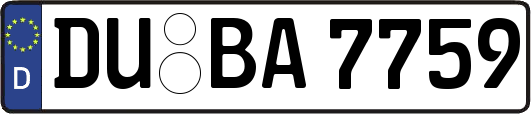 DU-BA7759