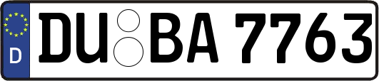 DU-BA7763