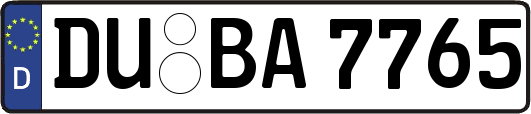 DU-BA7765