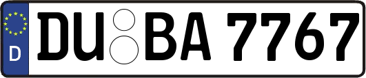 DU-BA7767