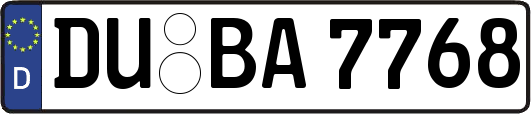 DU-BA7768