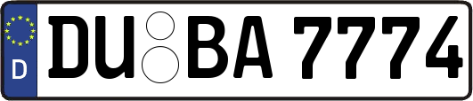 DU-BA7774
