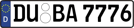 DU-BA7776