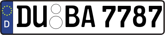 DU-BA7787