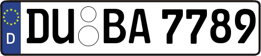 DU-BA7789