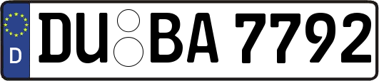 DU-BA7792