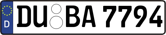 DU-BA7794
