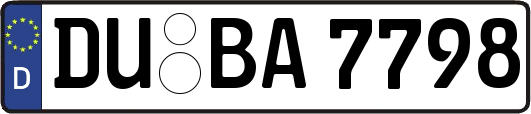 DU-BA7798