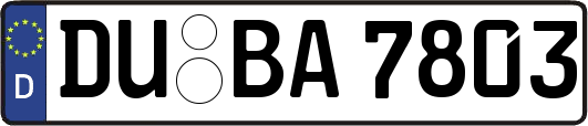 DU-BA7803