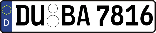 DU-BA7816