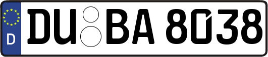 DU-BA8038