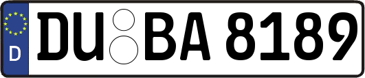 DU-BA8189