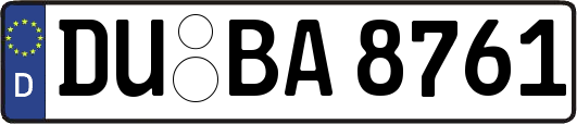 DU-BA8761