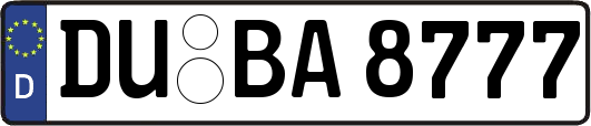 DU-BA8777