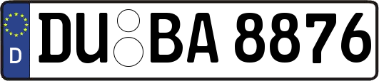DU-BA8876