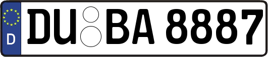 DU-BA8887