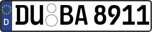 DU-BA8911