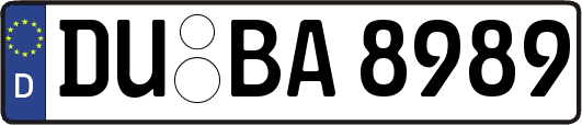 DU-BA8989