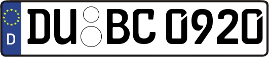 DU-BC0920
