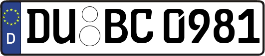 DU-BC0981