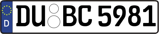 DU-BC5981