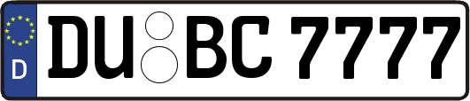DU-BC7777