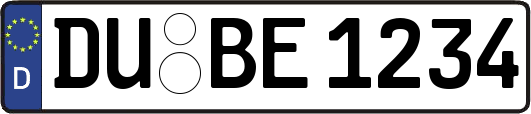 DU-BE1234