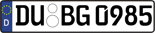 DU-BG0985