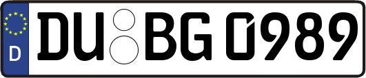 DU-BG0989