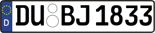 DU-BJ1833