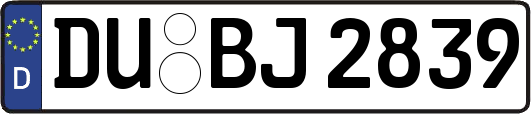 DU-BJ2839