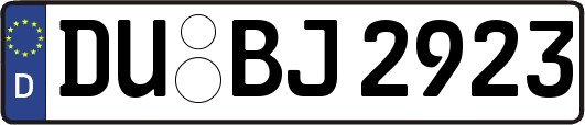 DU-BJ2923