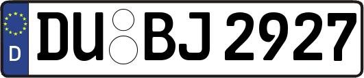 DU-BJ2927